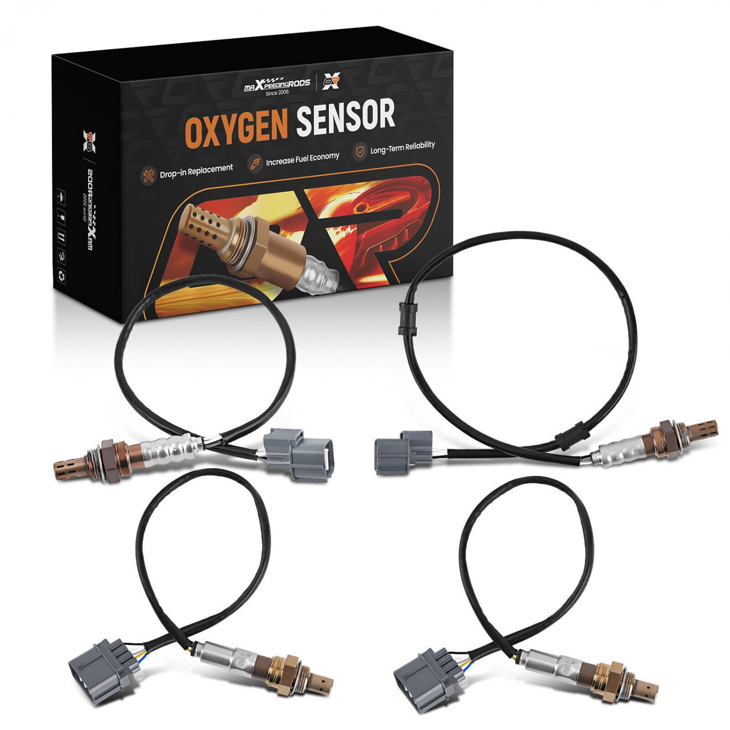 4 X Oxygen Sensor For Honda Ridgeline Pilot 3.5L V6  2006 2007 2008 234-5010