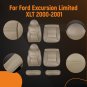 Front Bottom & Back Leather Seat Cover Tan For Ford Excursion Limited 00-01