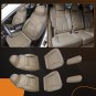 Front Bottom & Back Leather Seat Cover Tan For Ford Excursion Limited 00-01