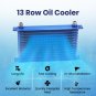 Universal Engine Transmission Oil Cooler 13 Rows & 7" Cooling Fan with Hose