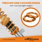 Maxpeedingrods Adjustable Coilovers Lowering Struts Shock For FIAT 500 2009-2019