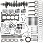 G4NH 2.0L Engine Piston Gasket Rebuild Kit w/ Crankshaft & Rods for Hyundai Kia