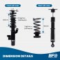 Coilover Suspension Lowering Kits For Mazda 3 2004-2013 Height Adjustable