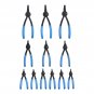 12 PC Versatile Retaining Snap Ring Pliers set 0.038" 0.070" 0.090"
