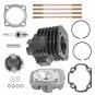 Cylinder Head Piston Gasket Top End Kit for Polaris Predator 90 2003-2006