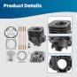 Cylinder Head Piston Gasket Top End Kit for Polaris Predator 90 2003-2006