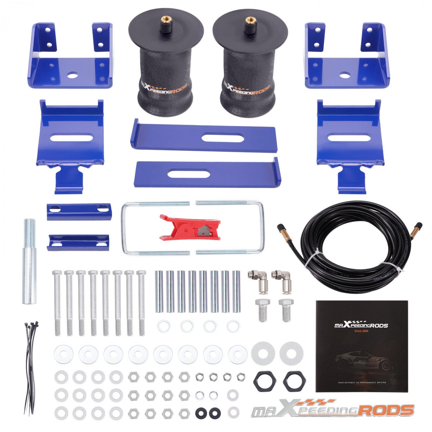 Air Helper Spring Bag Kit 2000lbs For Ford F-150 Pickup RWD 4WD 2004-2014