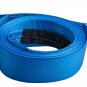 4" x30ft 20000LB. Tow Strap Snatch Recovery Offroad Blue Heavy Duty Rescue Winch