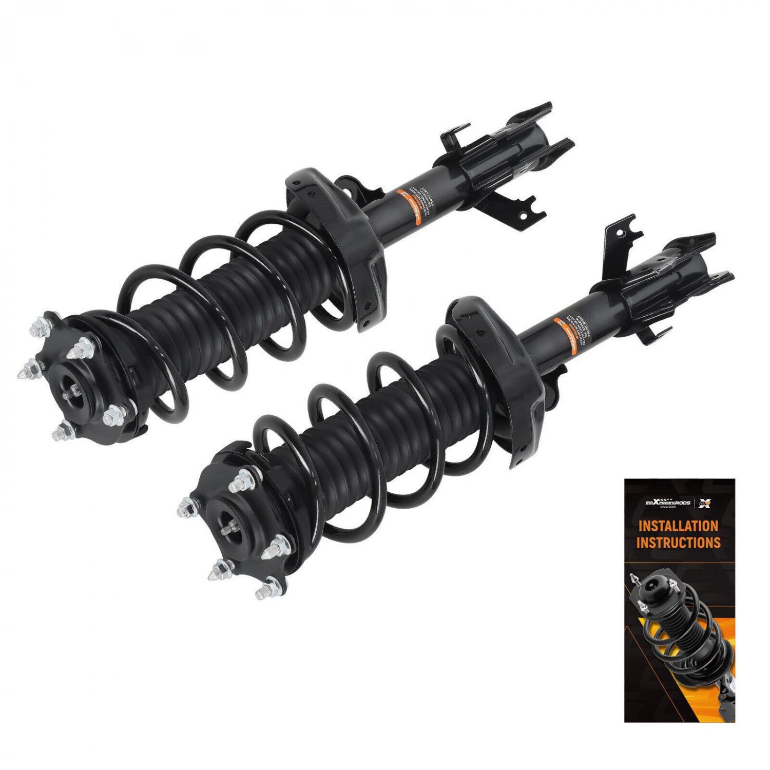 2pcs Front Struts w/ Coil Springs For Honda CR-V 2007-2010 2011 2012 2013 2014