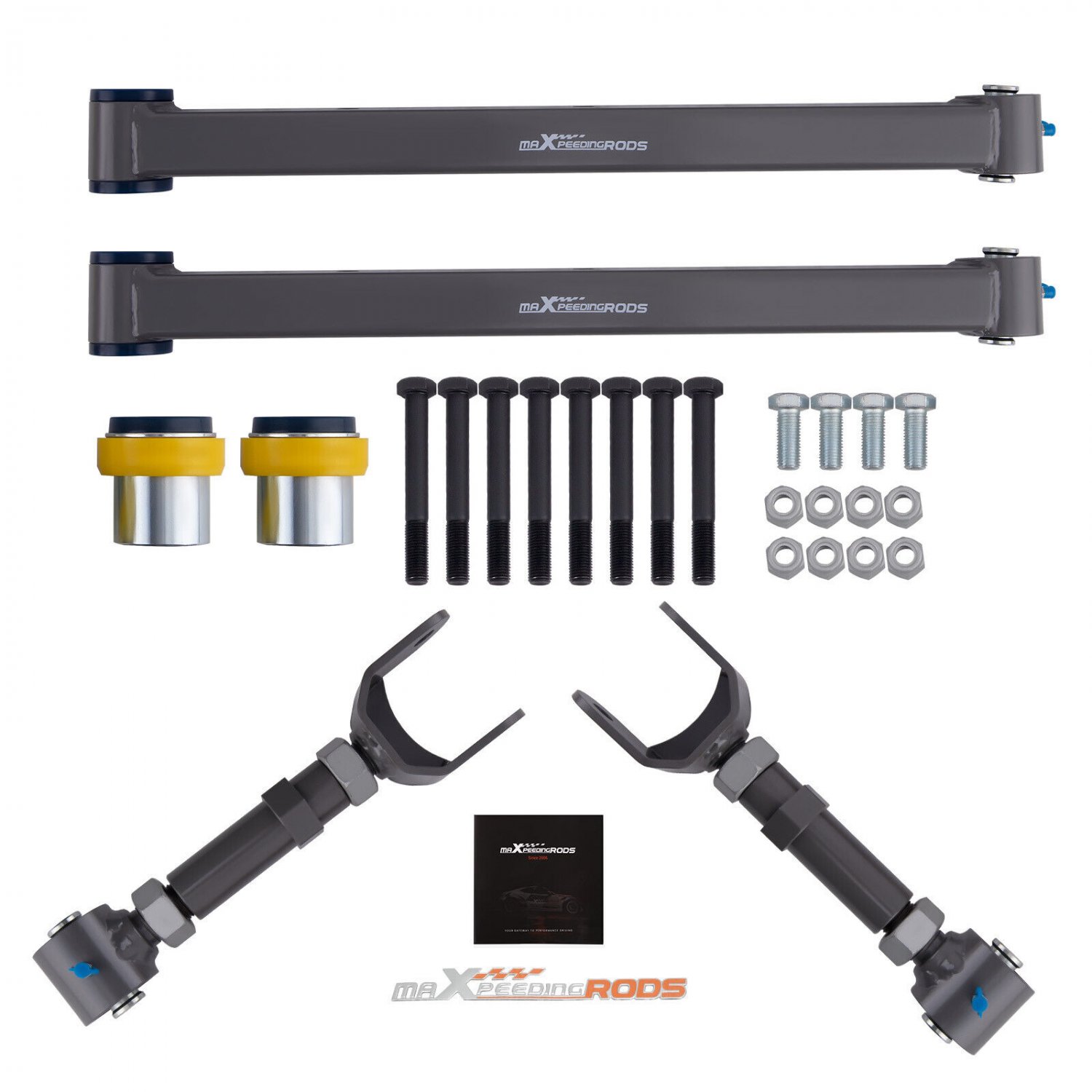 Upper & Lower Rear Trailing Arms Control Arms Set For GM A-Body 1967-1972