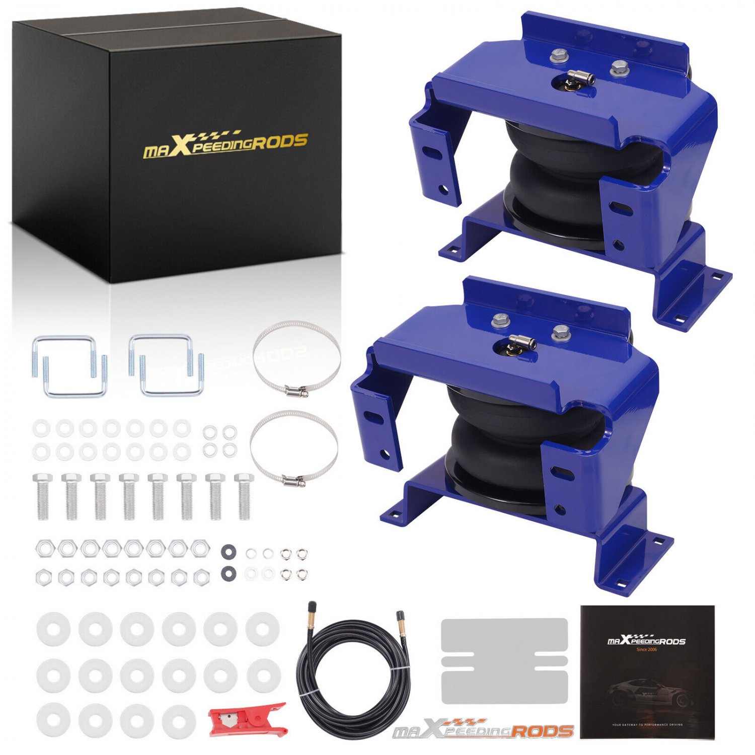 Rear Air Suspension Helper Spring Kit For Ford F-450 Super Duty 1994-2007