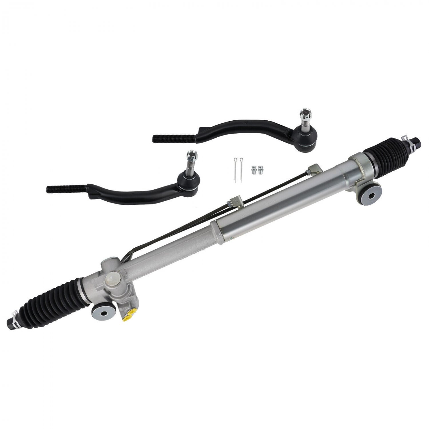 Power Steering Rack & Pinion + Outer Tie Rods For Chevy Trailblazer Gmc Envoy