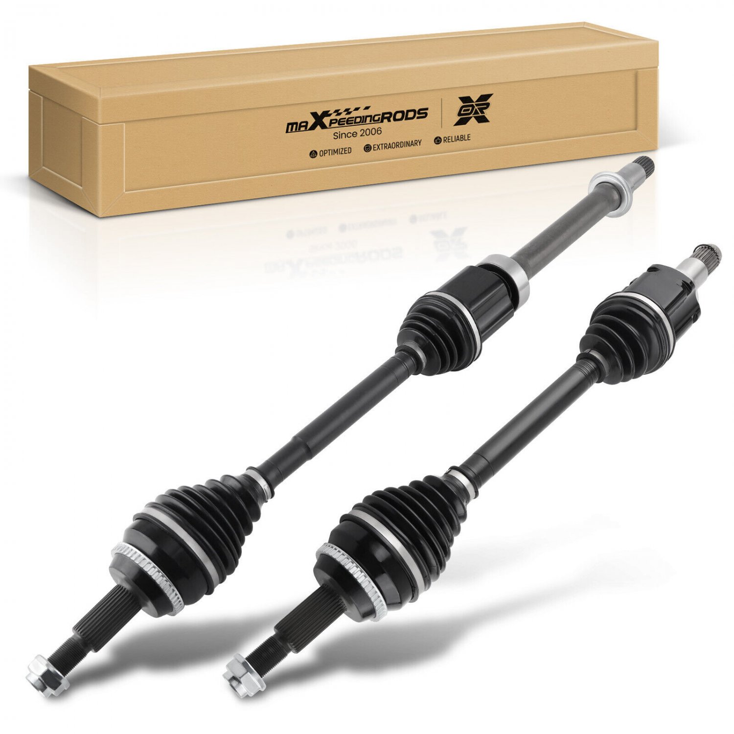 Front Right + Left CV Joint Axle Shafts Kit Set For Toyota Sienna FWD 2004-2010