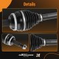 Front Right + Left CV Joint Axle Shafts Kit Set For Toyota Sienna FWD 2004-2010