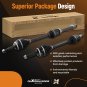 Front Right + Left CV Joint Axle Shafts Kit Set For Toyota Sienna FWD 2004-2010