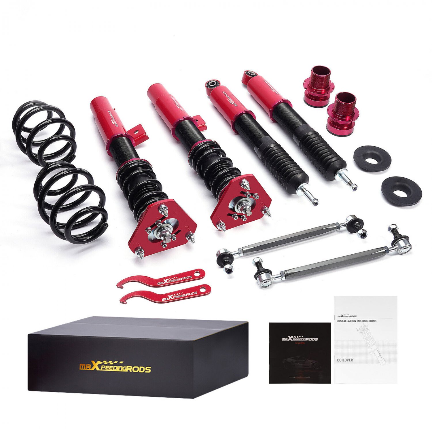 MaXpeedingrods Coilovers Lowering Kit For VW Jetta MK5 Golf 2006-11 MK6 2012-18