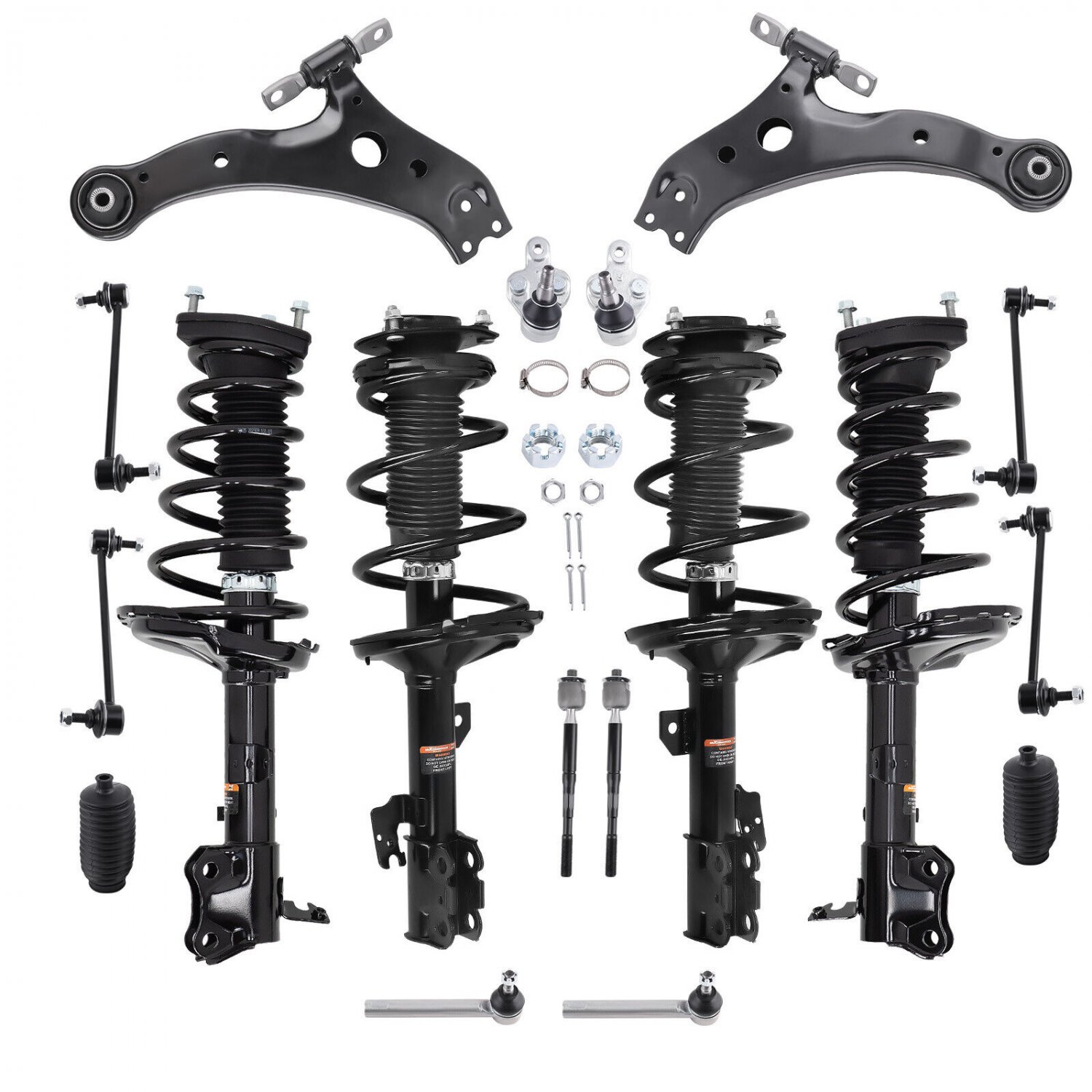 AWD Suspension Kit Struts + Control Arms for Toyota Highlander Lexus RX330 RX350
