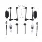 AWD Suspension Kit Struts + Control Arms for Toyota Highlander Lexus RX330 RX350
