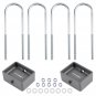 Front 3" Rear 4 " Drop Coil Spring Lowering Kit For GMC Jimmy 2WD V6 1984-97