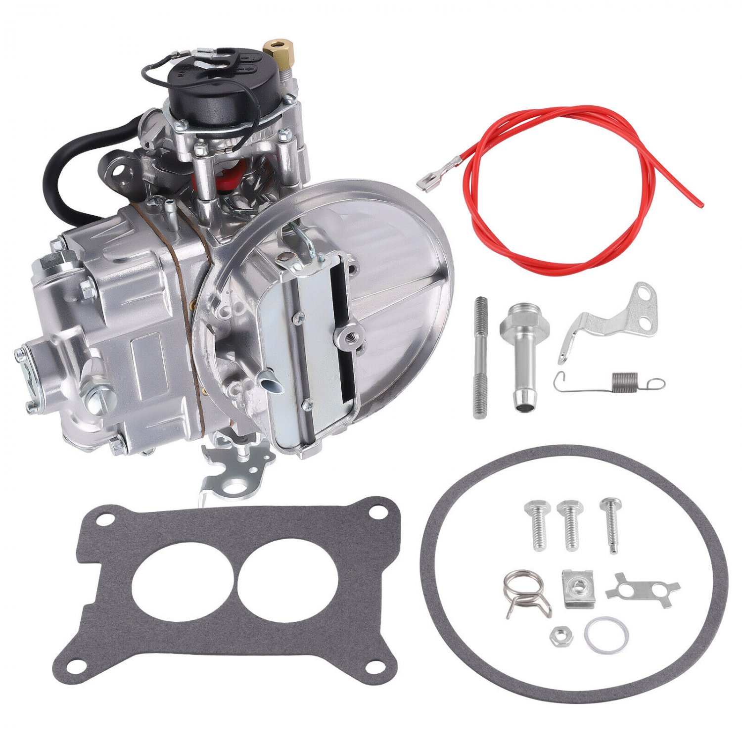 2BBL 2 Barrel Electronic Choke Carburetor Carb Replacement for 0-80350 350 CFM