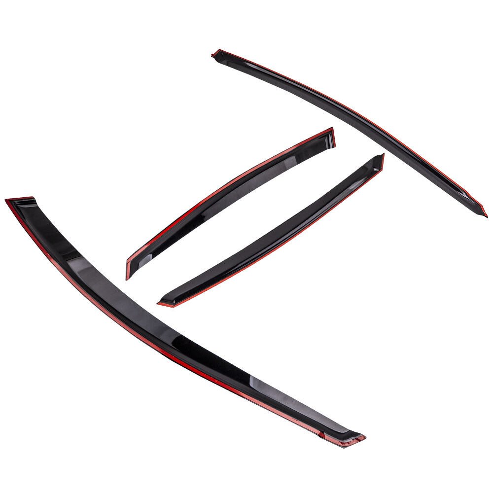 New Window Visors Vent Sun Rain Guard Deflector for Hyundai Accent Sedan 12-17