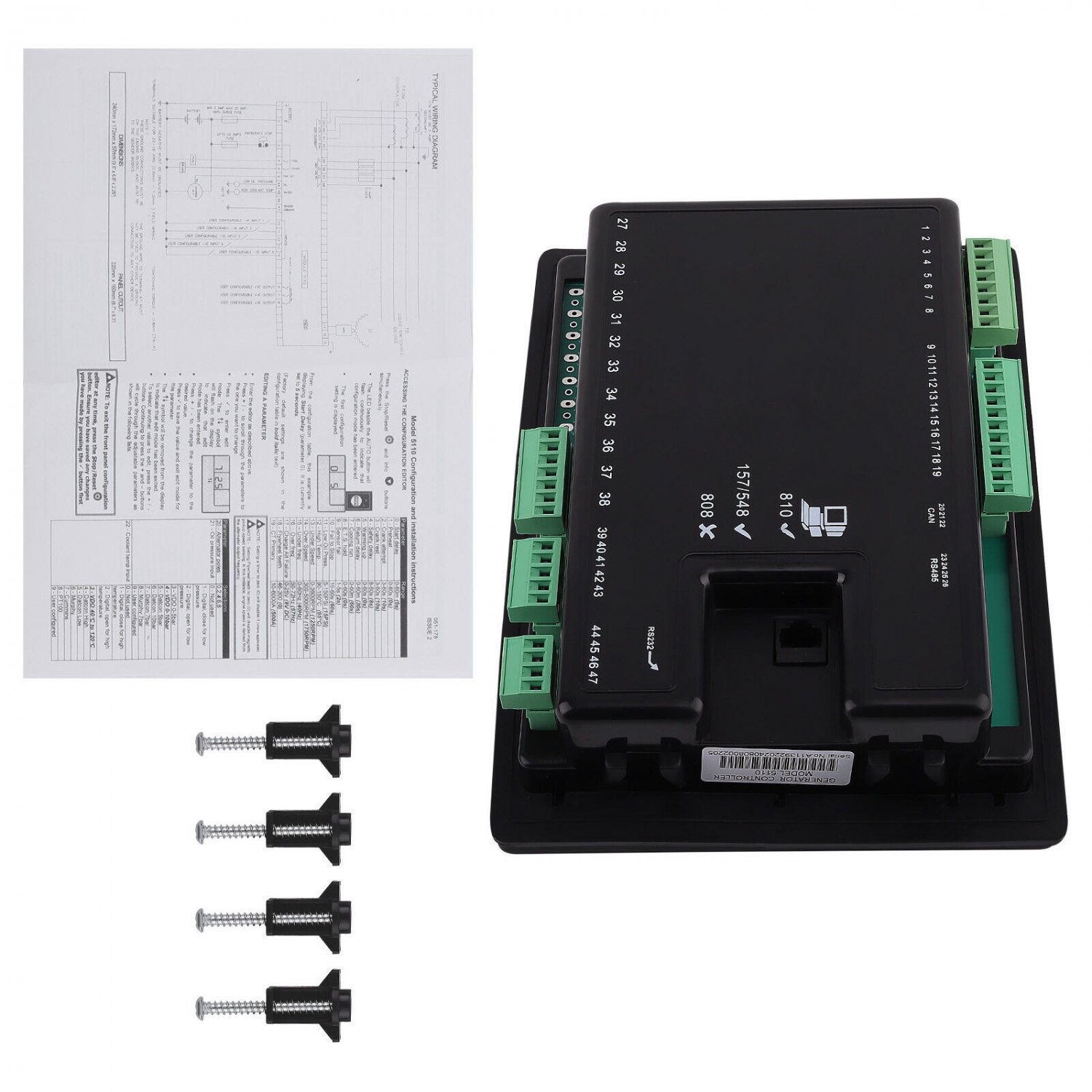 Generator Electronic Controller Control Module 12V/24V For Deep Sea DSE5110