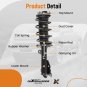 2pcs Front Complete Struts w/ Coil Spring For 2012 Honda Civic 1.8L L4 DX/EX/LX