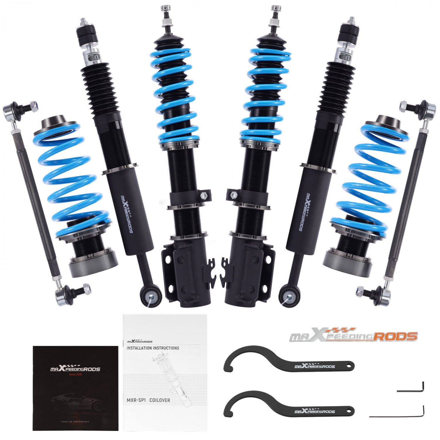 MaXpeedingrods T6 Coilovers 24 Level Damper Lowering Kit For Toyota Yaris 07-11