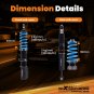 MaXpeedingrods T6 Coilovers 24 Level Damper Lowering Kit For Toyota Yaris 07-11