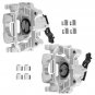 2x Rear L & R Brake Calipers w / Bracket for Audi A3 Quattro VW Golf GTI Passat