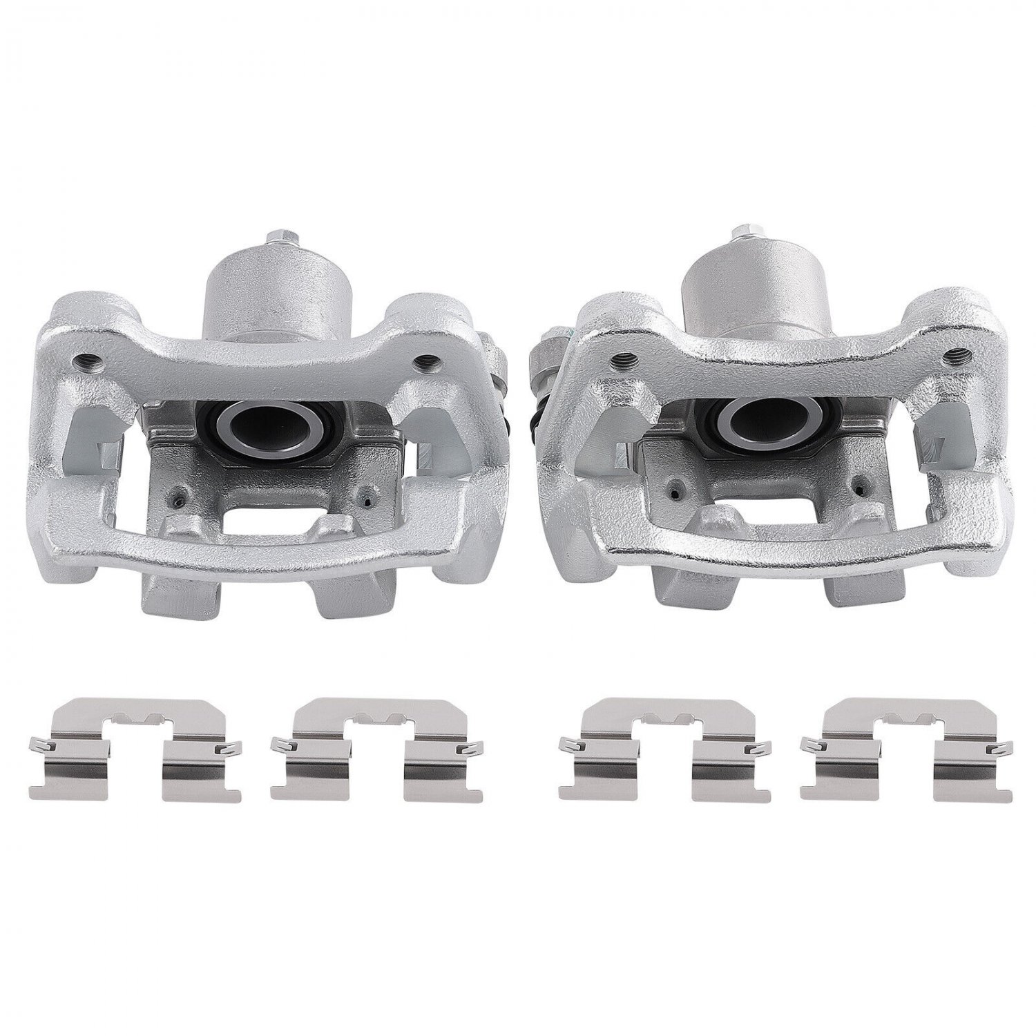 Pair Rear Brake Calipers w/Brackets for Hyundai Sonata 2011-15 19-B6457 19-B6456