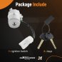 1 Ignition Lock Cylinder Switch + 2 Key For Hyundai Accent GL GLS GS SE 1.6L L4
