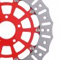 Floating Front Brake Rotors for Harley-Davidson Touring 08-19 Dyna 06-17 New Red