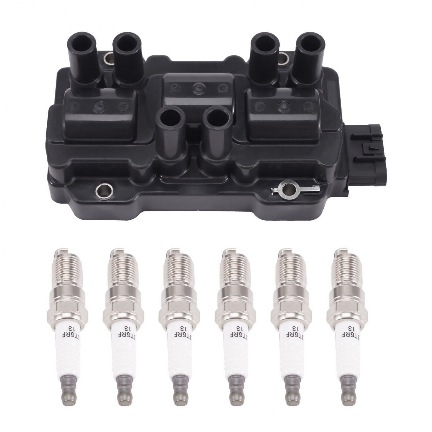Ignition Coil & Spark Plug for Chevrolet Impala Malibu Uplander 3.5L 3.9L V6