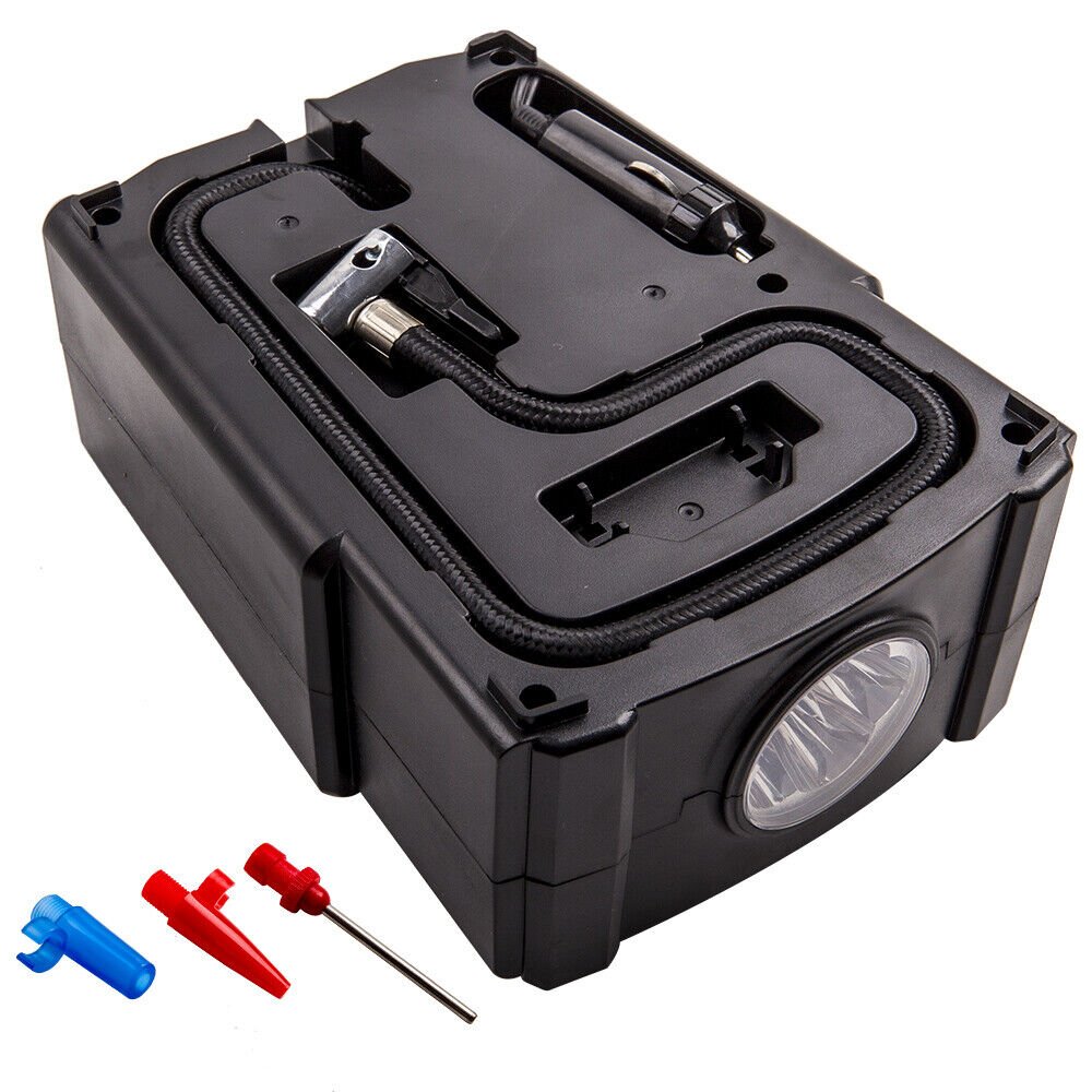 Portable Air Compressor Pump Digital Tire Inflator 150PSI DC 12V Car Air Pump