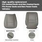 Front Driver Passenger Bottom Top Seat Cover Kit for Toyota Sequoia 2000-2007