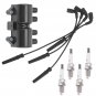 Ignition Coil & Spark Plug & Wire Set for Chevrolet Aveo Optra 2004-2008 4805507
