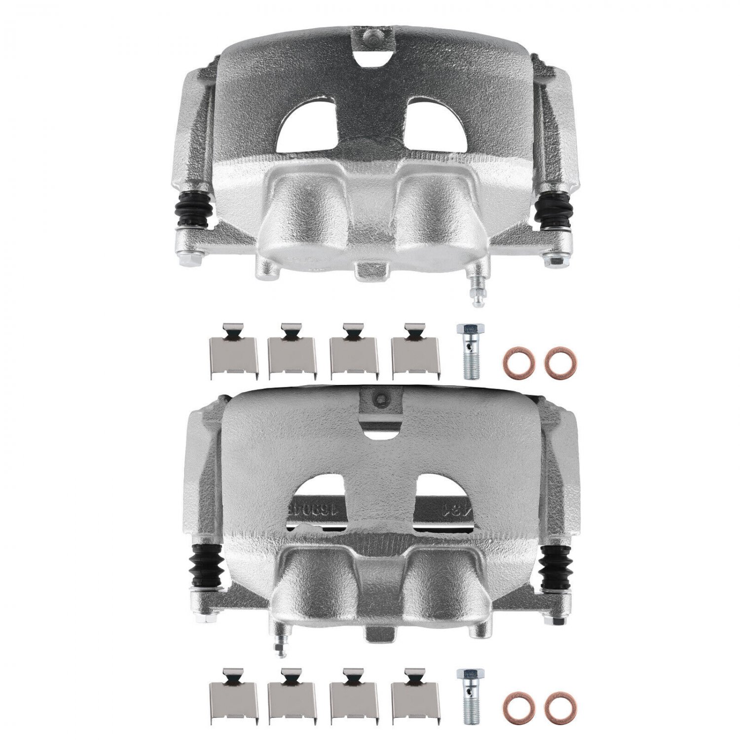 2x Front L & R Brake Calipers w/ Bracket for Ford Expedition F-150 Lincoln 10-21
