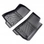 3 pcs Floor Mats 2 Row Liner Kit for Jeep Gladiator 2020-2024 Rubber TPE