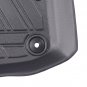 3 pcs Floor Mats 2 Row Liner Kit for Jeep Gladiator 2020-2024 Rubber TPE