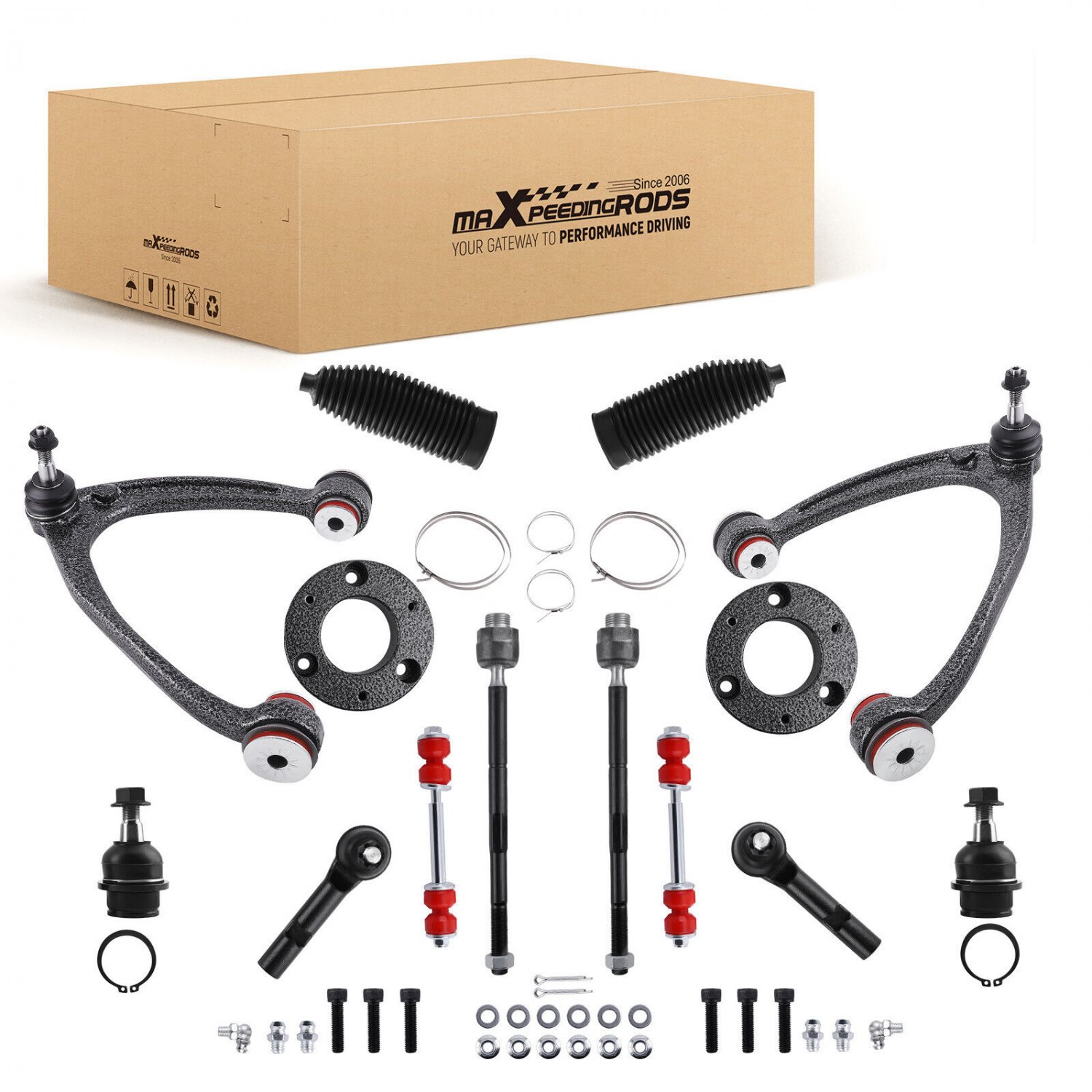 13x Front Control Arms PU Bushing Lift Kit For 07-13 Chevy Suburban 1500 Tahoe