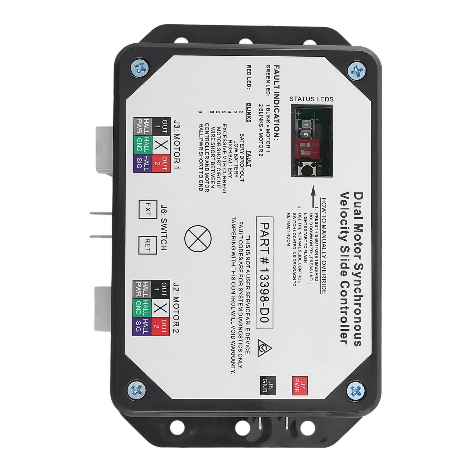 3398-D0 Slide Replace Controller V-Sync II Fit in-Wall Slide-Out on RV
