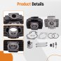 Cylinder Piston Gasket Stud Top End Kit For Yamaha PW50 1981-2009 60cc Big Bore