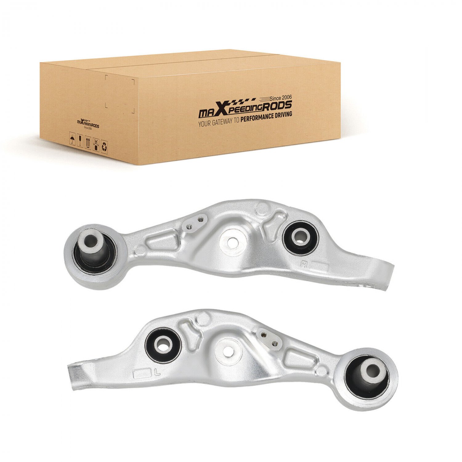 2Pcs Front Left Right Side Lower Rearward Control Arms For 2007-2017 Lexus LS460