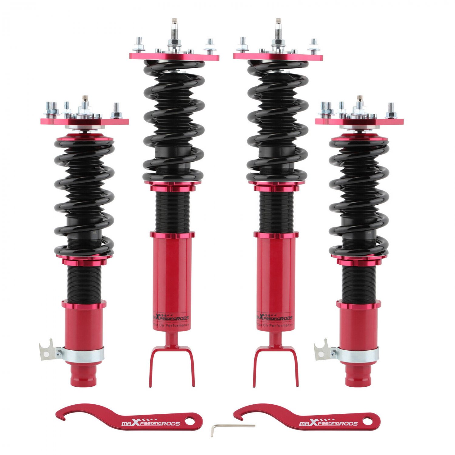 MaXpeedingrods Coilover Adj. Damper Lowering Kit For For HONDA PRELUDE 92-01