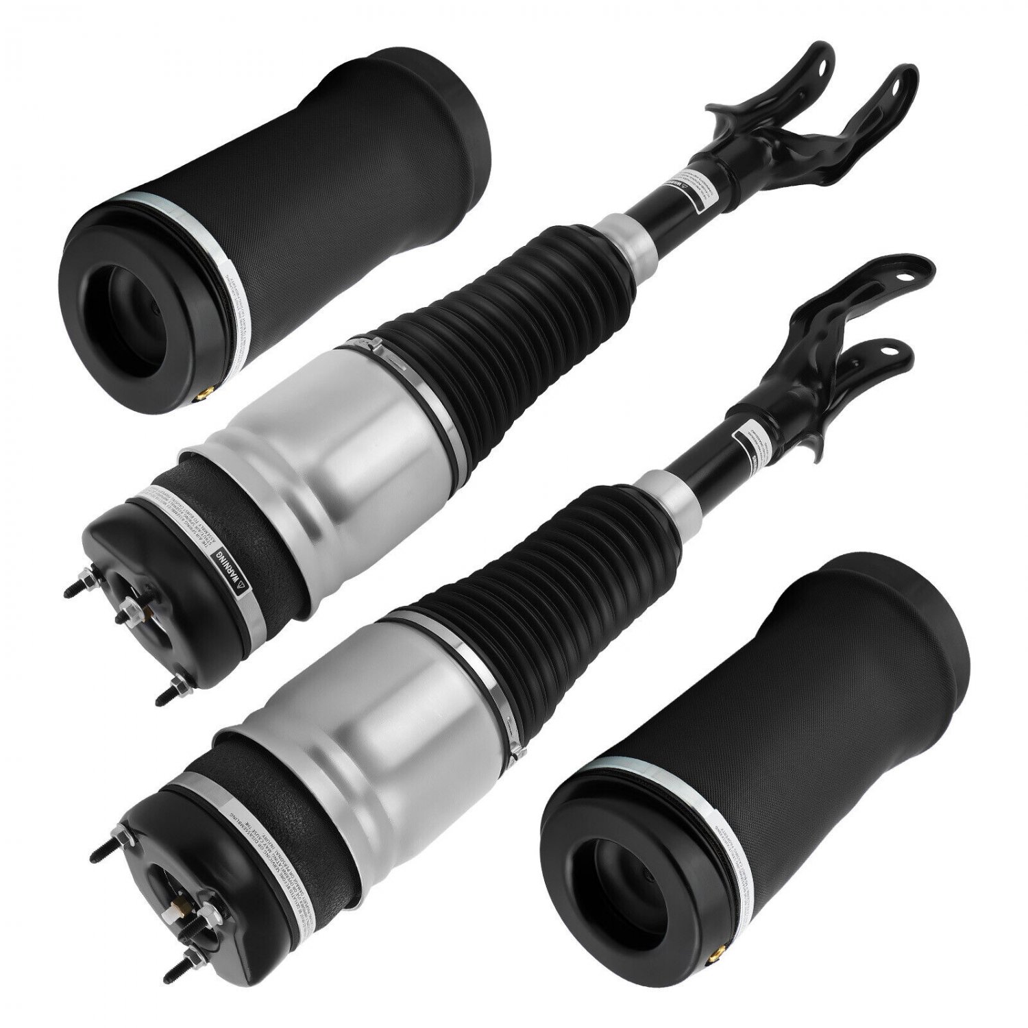 4x Front Rear Air Suspension Struts + Spring Bags for Jeep Grand Cherokee 11-15
