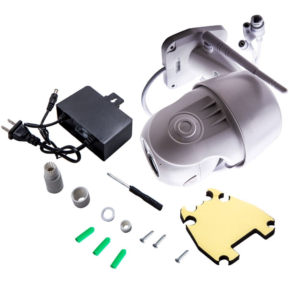 New 1080P HD PTZ Outdoor Security Camera IR Night Vision Waterproof IP66 12V