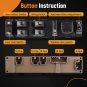 15883323 Front Left Window Switch For Chevy GMC Sierra Cadillac Escalade ESV