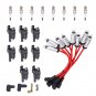 8x Ignition Coil+Spark Plug+Wire Set For Chevy Silverado 1500 GMC Tahoe D514A