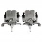 Rear Left Right Brake Calipers + Pads For Kawasaki Mule PRO-FX KAF820 2016-2023